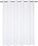 NEW River Dream Hotel Grade No Hooks Needed Waterproof Shower Curtain or Liner, Frost (PEVA, 71" x 74")