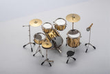 NEW Retails $70+ ALANO Mini Table Top Drum Model, Decorative Musical Decoration, Gift Idea (Golden)
