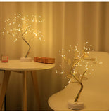 NEW Ruile Fairy Lights Tree Lamp, Tabletop Bonsai Tree Lights for Bedroom, USB&Battery Powered, 20’’ 108 LED Warm White LED, DIY Table Lamp for Room Decor, Wedding Sign, Festival Holiday Or Bar (Warm White)