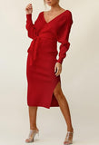NEW Cutiefox Womens High Neck Cable Knit Long Sleeve Pullover Sweater Mini Dress, Sz S/M, Fabric Has Lots of Stretch, Retails $56+ NO BELT!