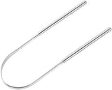 NEW Tongue Cleaner Scraper Tongue Cleaner Tongue Brush Soft Stainless Steel Tongue Antibacterial Tance Durability Creative and Exquisite Workmanship Nice and Skillful