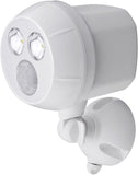 NEW Mr. Beams MB380 Weatherproof Wireless Battery Powered LED Ultra Bright 300 Lumen Spotlight with Motion Sensor, White, 1-Pack, Retails $58