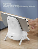 NEW 1Set Wireless Fast Charger Wireless Amplification Mobile Phone Tablet Bracket Small Chair Multifunctional
