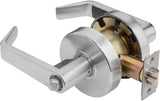 NEW Retails $113, Dynasty Hardware AUG-00-26D Grade 2 Commercial Duty Office Door Keyed Lever Lockset, ADA, Satin Chrome Finish