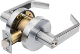 NEW Retails $113, Dynasty Hardware AUG-00-26D Grade 2 Commercial Duty Office Door Keyed Lever Lockset, ADA, Satin Chrome Finish