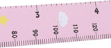 NEW Baby Growth Height Chart, Accurate Baby Height Growth Chart Ruler Removable Canvas Wall Hanging Measurement Chart for Home (Pink Cloud)