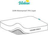 NEW Viscose Waterproof Crib & Toddler Mattress Protector, Crib Mattress Protector Waterproof (52"x 28"), Quilted Pad Cover, Soft and Breathable with 9 Inches Deep Skirt, White