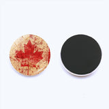 NEW 12Pcs Canadian Flag Refrigerator Magnet, Travel Souvenir Canada 3D Crystal Glass Magnet, Canada Fridge Stickers
