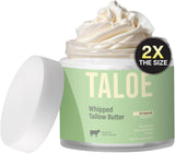 NEW 100% Organic Grass Fed Beef Tallow for Skin Care - Made in Canada - Face + Body - 4.5oz Whipped Tallow Butter Moisturizer for Sensitive Skin - Natural Lotion, 130g (Unscented), EXP: 04/02/2029