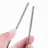 NEW Tongue Cleaner Scraper Tongue Cleaner Tongue Brush Soft Stainless Steel Tongue Antibacterial Tance Durability Creative and Exquisite Workmanship Nice and Skillful