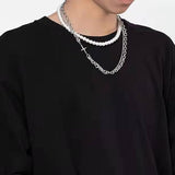 NEW Unisex Pearl Necklace Round Pearl Necklace with Charm Fashion Pearl Choker Necklace, 18-inch 8mm