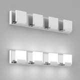 NEW Retails $118, SOLFART 3 Color Temperature Dimmable 4 Light Bathroom Light Fixtures Over Mirror Adjustable LED Vanity Lighs 3000K/ 4500K/ 6000K 3C