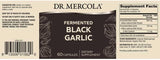 NEW Dr. Mercola Fermented Black Garlic Dietary Supplement, 30 Servings (60 Capsules), Supports Immune Health and Blood Pressure Health, Non GMO, Soy-Free, Gluten Free - Retails for $40 USD!
