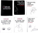 NEW Provocative Drinking Game for Couples, Packed with 50 Tempting Cards, 18+