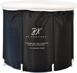 NEW Retails $149+, Extra Large Outdoor Bathtub, 440 Liters (116 Gallons), 90 X 90 X 75 CM, Durable, Easy Assembly, With Lid, Thermometer, Ice Trays and Carry Bag