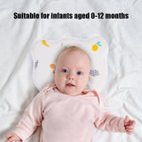 NEW NALACAL 100% Cotton Baby Pillow Breathable (0-12 Months), Head Shaping Pillow for Infants or Toddlers, Prevents Flat Head, Space Theme