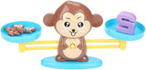 NEW Monkey Balance Counting Math Games,Cool Math Educational Toys for Kids 3 4 5 Year Olds (Monkey Brown)