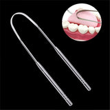 NEW Tongue Cleaner Scraper Tongue Cleaner Tongue Brush Soft Stainless Steel Tongue Antibacterial Tance Durability Creative and Exquisite Workmanship Nice and Skillful