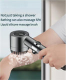 NEW Turbocharged Shower Head Set: Multi-Hole Booster/Explosion-Proof Hose + 5 Filter Elements/one-Button Quick-Install Design/Enjoy a Powerful and Comfortable Bath