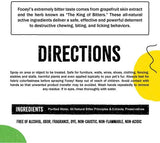 NEW SynergyLabs Fooey! Ultra-Bitter Training Aid Spray – Chewing, Biting, Licking Deterrent for Dogs, Cats, Horses, Rabbits, Ferrets, Birds - Safe for Pet’s Skin – Can Also Protect Garden from Deer and Pests (8 oz.), BB: 10/26