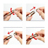 NEW Women Eyebrow And Upperlip Electric Trimmer Shaver For Ladies. Gold