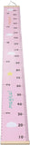 NEW Baby Growth Height Chart, Accurate Baby Height Growth Chart Ruler Removable Canvas Wall Hanging Measurement Chart for Home (Pink Cloud)
