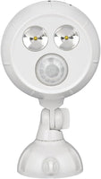 NEW Mr. Beams MB380 Weatherproof Wireless Battery Powered LED Ultra Bright 300 Lumen Spotlight with Motion Sensor, White, 1-Pack, Retails $58