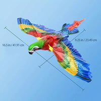 NEW Simulated Birds Hanging Pet Toy, Electric Flying Bird Cat Toy Cat Interactive Toy Pet Intelligence Training Toy, Electronic Sound Bird Toys, Interactive Cat Toy Hanging Bird Bouncing Cat Toy (Parrot)