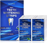 NEW Waving Palms Teeth Whitening Strips, 28 Non-Sensitive Whitening Strips, Peroxide Free Teeth Whitening Strips, 14 Treatments for Teeth Whitening, Professional and Safe Teeth Whitening Strips