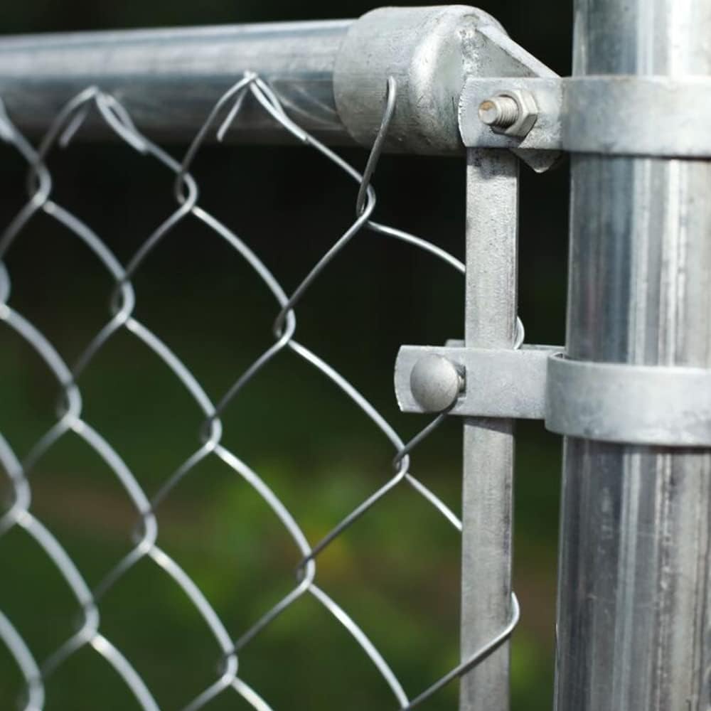 NEW ALEKO Galvanized Steel 4 Feet X 50 Feet (1.2 X 15m) Chain Link Fence Fabric, 12.5-AW Gauge, Silver - CLF125G4X50, Retails $214