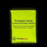 NEW TechnoGlow Pineapple Yellow Glow in The Dark Powder - Multipurpose PRO-Series Glow Colors (8oz) Retails $73+