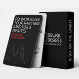 NEW Provocative Drinking Game for Couples, Packed with 50 Tempting Cards, 18+