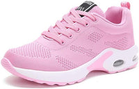 NEW Musabela Women's Air Cushion Sport Shoes Anti-Skid Breathable Mesh Running Sneakers, Light Pink, Sz 8.5