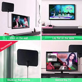 NEW 4K High Gain HD TV DTV Box Digital TV Antenna Plug 50 Mile Booster Active Indoor Antenna Graphic Design