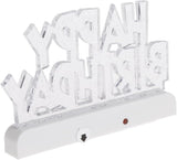 NEW Flashing Happy Birthday Cake Topper Decoration! A tiny button turns this flashing decoration on to activate 3 different color-changing settings