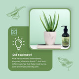 NEW Maple Naturals Aloe Vera Gel - 300ml! Great for many uses for skin & hair, scars, burns, acne, hair growth