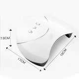 NEW Nail lamp-Portable LED Nail Lamp, Compact Gel Nail Dryer Light Curing LED Gel Nail Polishes Professionally, White