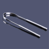 NEW Tongue Cleaner Scraper Tongue Cleaner Tongue Brush Soft Stainless Steel Tongue Antibacterial Tance Durability Creative and Exquisite Workmanship Nice and Skillful