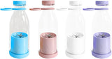 NEW 420ml Portable Electric Juicer Cup USB Rechargeable Fruit Blender Juicer Bottle Mixer Juicer Cup Blender Milkshake Maker (Purple)
