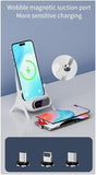 NEW 1Set Wireless Fast Charger Wireless Amplification Mobile Phone Tablet Bracket Small Chair Multifunctional