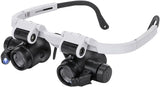 NEW Magnifying Glasses 8X 15X 23X Magnifier LED Headband Glass Eye Magnifying Repair Tool Watchmaking Coin Stamp Currency Book Errors Jewelry Necklace Magnifier Glasses Beading Biology Loupe Microscope