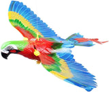 NEW Simulated Birds Hanging Pet Toy, Electric Flying Bird Cat Toy Cat Interactive Toy Pet Intelligence Training Toy, Electronic Sound Bird Toys, Interactive Cat Toy Hanging Bird Bouncing Cat Toy (Parrot)