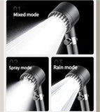 NEW Turbocharged Shower Head Set: Multi-Hole Booster/Explosion-Proof Hose + 5 Filter Elements/one-Button Quick-Install Design/Enjoy a Powerful and Comfortable Bath