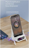 NEW 1Set Wireless Fast Charger Wireless Amplification Mobile Phone Tablet Bracket Small Chair Multifunctional