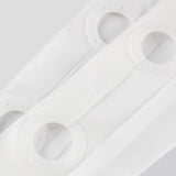 NEW River Dream Hotel Grade No Hooks Needed Waterproof Shower Curtain or Liner, Frost (PEVA, 71" x 74")