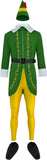 NEW Buddy The Elf Costume Mens Christmas Elf Costume Cosplay Full Set Holiday Party Costumes, Adults, Sz L, Retails $79+