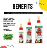 NEW SynergyLabs Fooey! Ultra-Bitter Training Aid Spray – Chewing, Biting, Licking Deterrent for Dogs, Cats, Horses, Rabbits, Ferrets, Birds - Safe for Pet’s Skin – Can Also Protect Garden from Deer and Pests (8 oz.), BB: 10/26