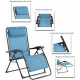 NEW Sonoma Goods For Life® XL Over sized Anti-Gravity Teal Patio Lounge Chair - Retails for $159+ USD!