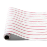 NEW Decorative Paper Table Runner - Light Pink Stripe, comes in a roll that holds 25 feet of the cute patterned paper.