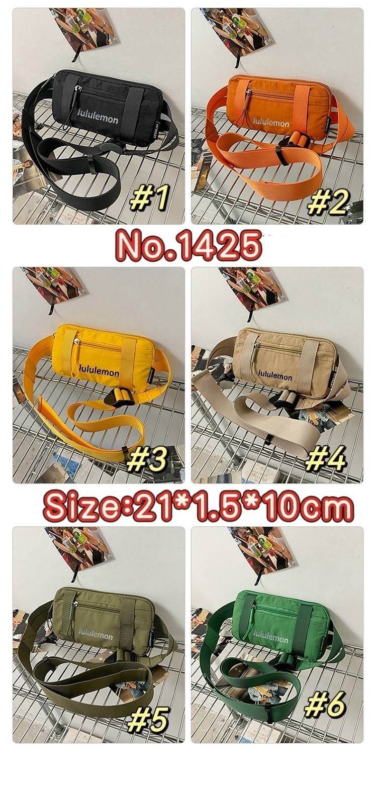 Inspired by Lulu Bags No. 14259, 6 Colors, Size 21*1.5*10cm, Tax Included